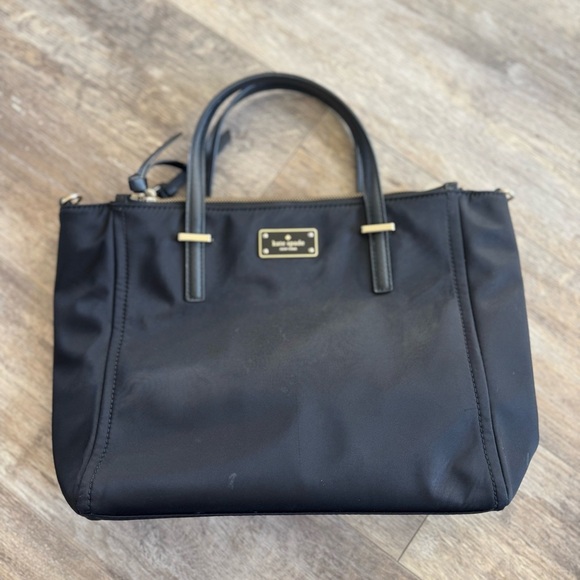 Kate Spade Medium Sized Black Nylon Tote Bag - Picture 1 of 14